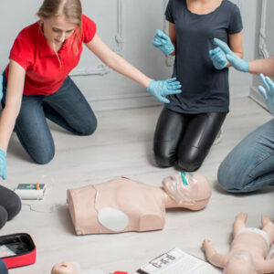 curso primeros auxilios y soporte vital básico y desfibrilador