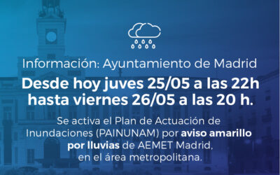 Alerta amarilla por lluvias