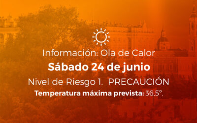 Información sobre ola de calor: alerta en Nivel 1 sábado 24 de junio