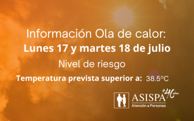 Aviso de temperaturas muy elevadas 17 y 18 de Julio