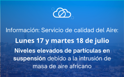 Información sobre contaminación atmosférica
