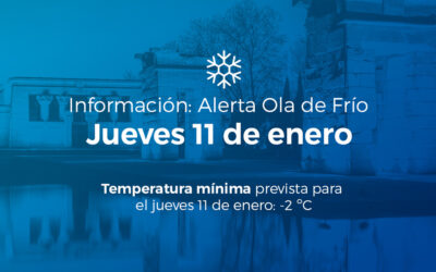 Información sobre ola de frío: alerta por temperaturas mínimas 11 enero