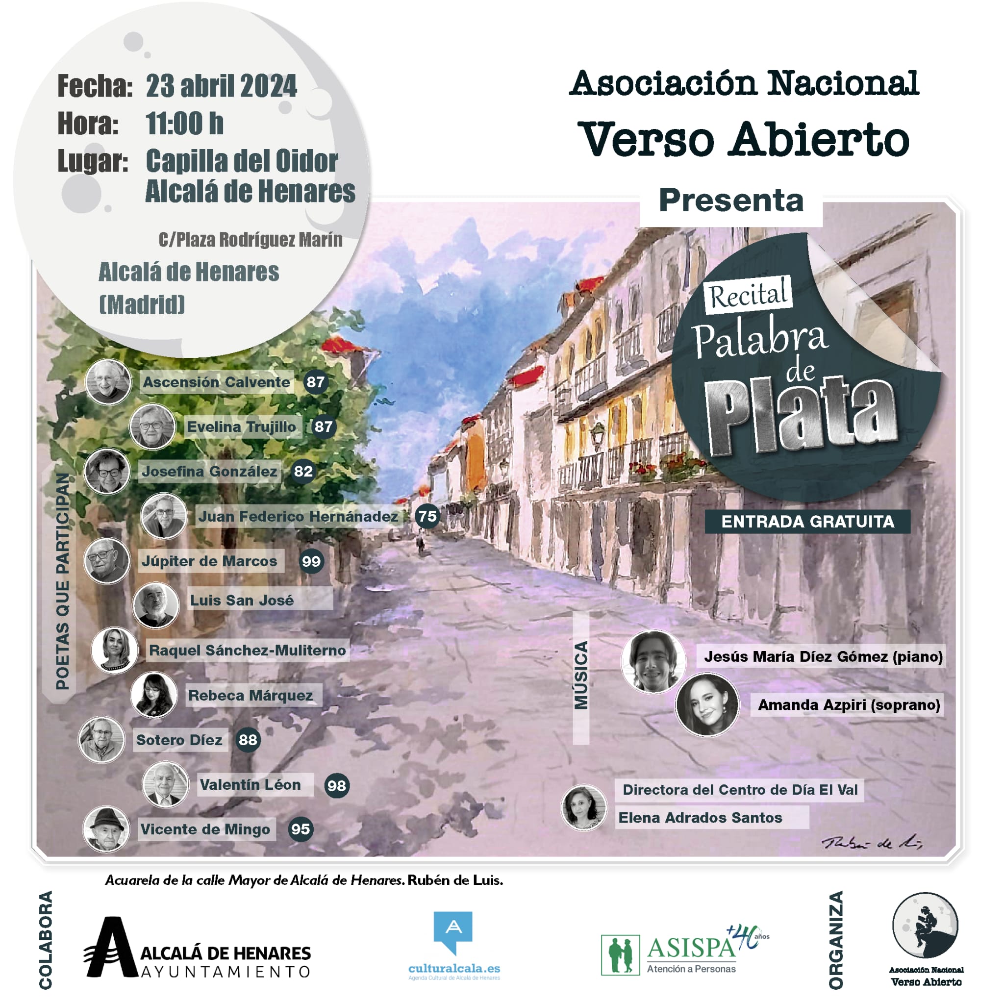 Recital de poesía junto al Centro de Día El Val