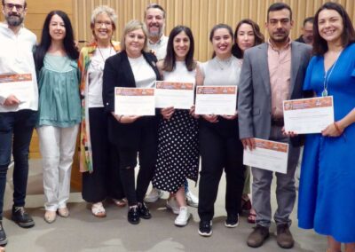 graduación primera promoción del curso de postgrado en Dirección y Coordinación Técnica de Voluntariado