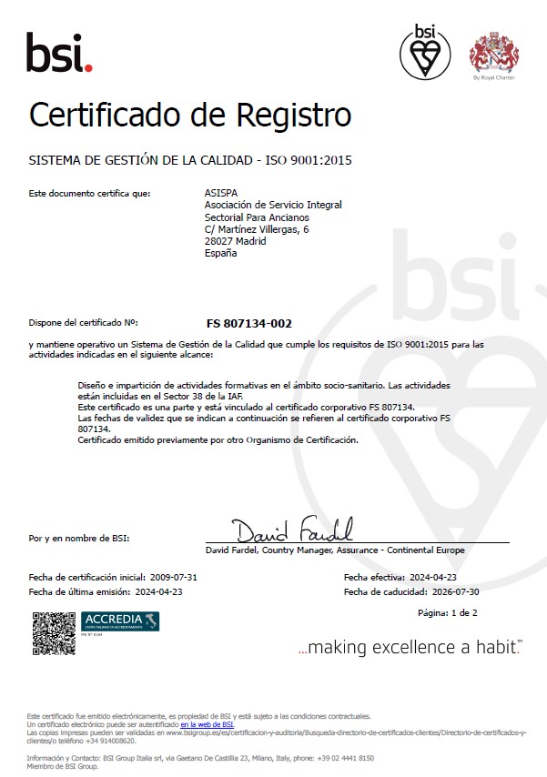 une-en iso 9001:2015