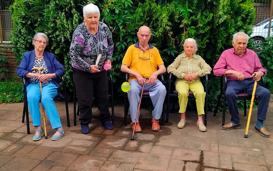 Fiesta del Agua en la residencia Soto Fresnos