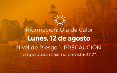Ola de calor 12 de agosto de 2024. Nivel de Riesgo: 1