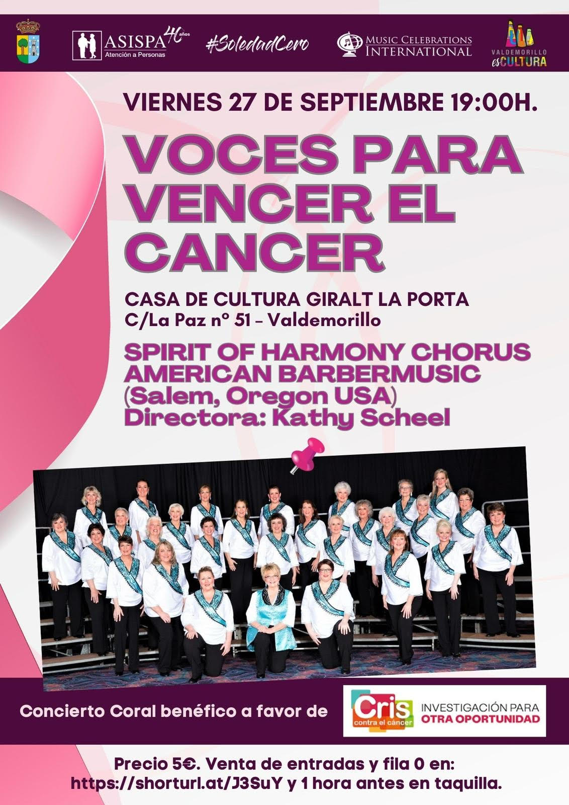 cartel Concierto Benéfico Contra el Cáncer
