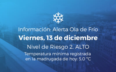 Información sobre ola de frío: alerta por frío a partir del viernes 13 de Diciembre de 2024