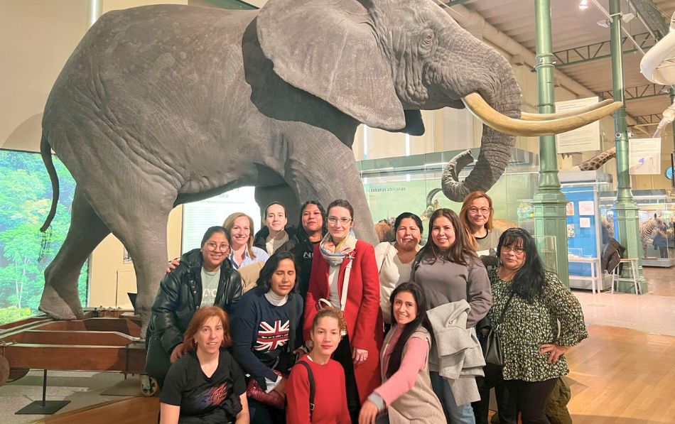 Las alumnas de la ed. 124 de Atención Sociosanitaria visitan el Museo Nacional de Ciencias Naturales