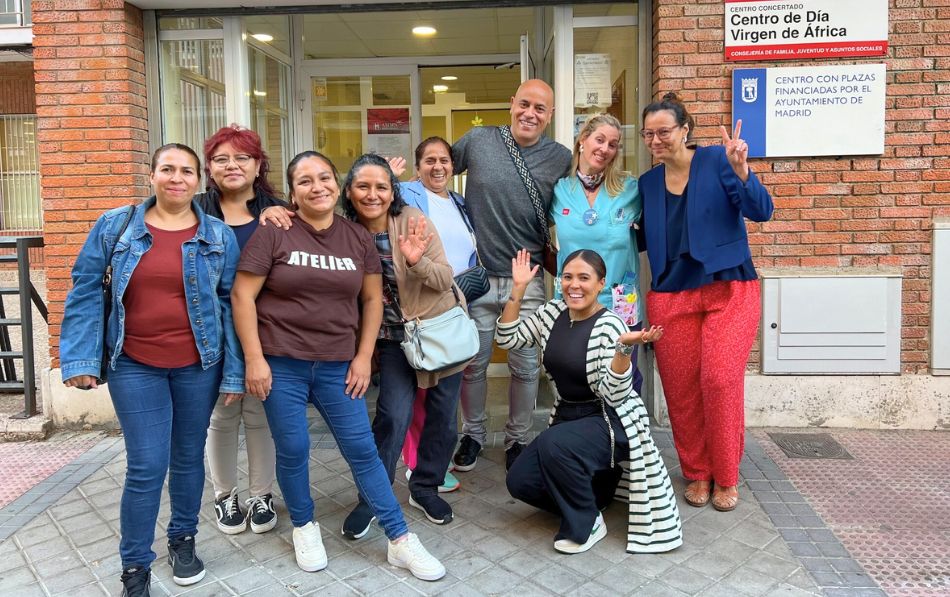 Aprendizaje práctico en acción: visita al Centro de Día Virgen de África del alumnado de ASISPA Formación