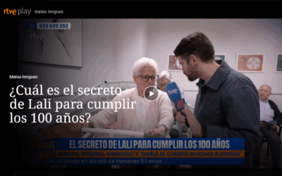 Lali, usuaria del Centro de Día El Val, celebra 100 años con energía y sentido del humor