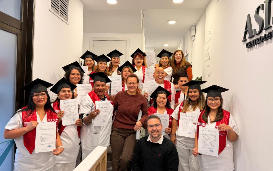 Finaliza la fase teórica de la Edición 159 del Certificado de Profesionalidad en Atención Sociosanitaria