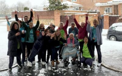 La Residencia Soto Fresno se llena de nieve… ¡y de sonrisas!