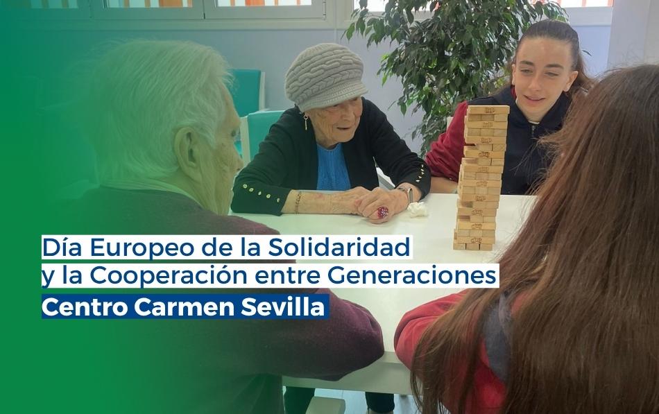 El juego como puente entre generaciones en el Centro de Día Carmen Sevilla