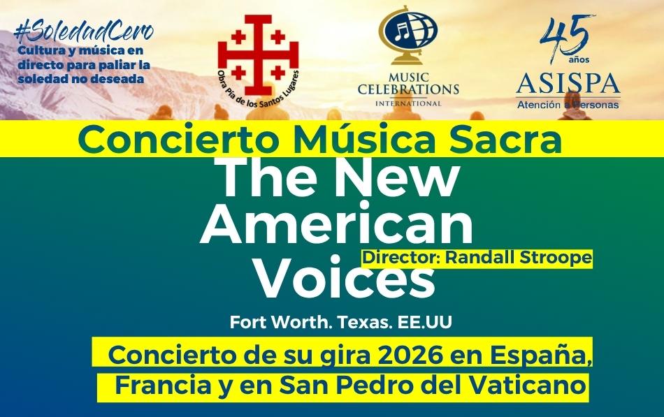The New American Voices llega a Madrid con un concierto solidario contra la soledad no deseada