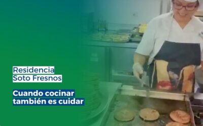 Una comida especial que sabe a hogar en la Residencia Soto Fresnos