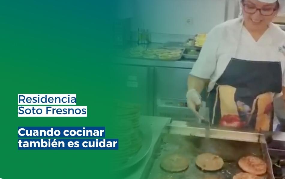 Una comida especial que sabe a hogar en la Residencia Soto Fresnos