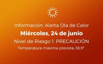 Alerta Salud Ambiental para hoy, miércoles 24 de junio de 2026: continúan las altas temperaturas y la intrusión de aire sahariano