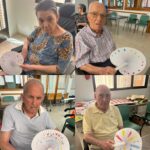 Taller de abanicos para fomentar la creatividad y la motricidad fina en Asispa II