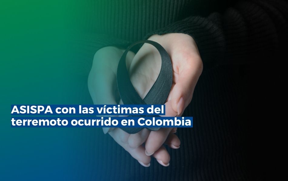Nuestras condolencias por el terremoto ocurrido en Colombia