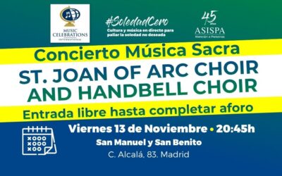 Madrid acoge un concierto de música sacra para seguir creando conexiones con #SoledadCero